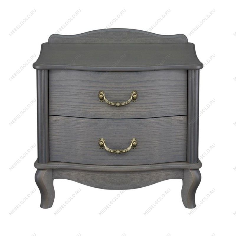 Прикроватная тумбочка Джульетта 2 ящика (Серый ясень) | изображение 1