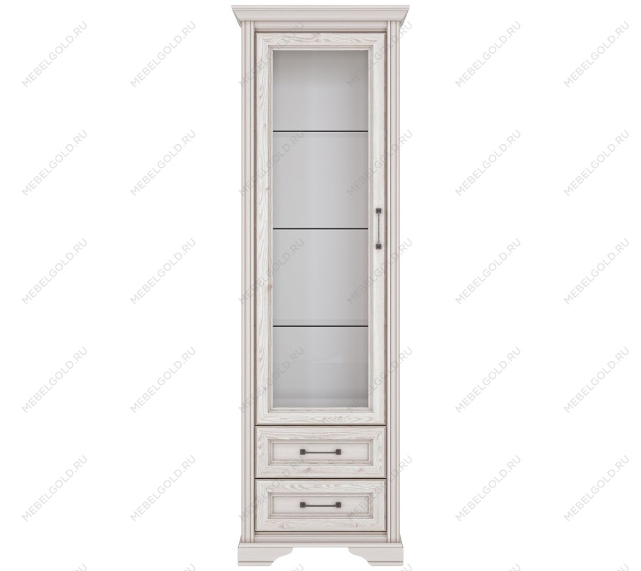 Шкаф-витрина Стилиус REG1W2S (Лиственница сибирская)