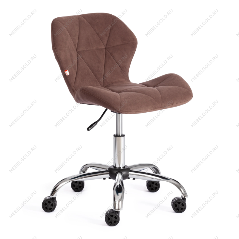 Кресло SELFI, флок, коричневый, 6