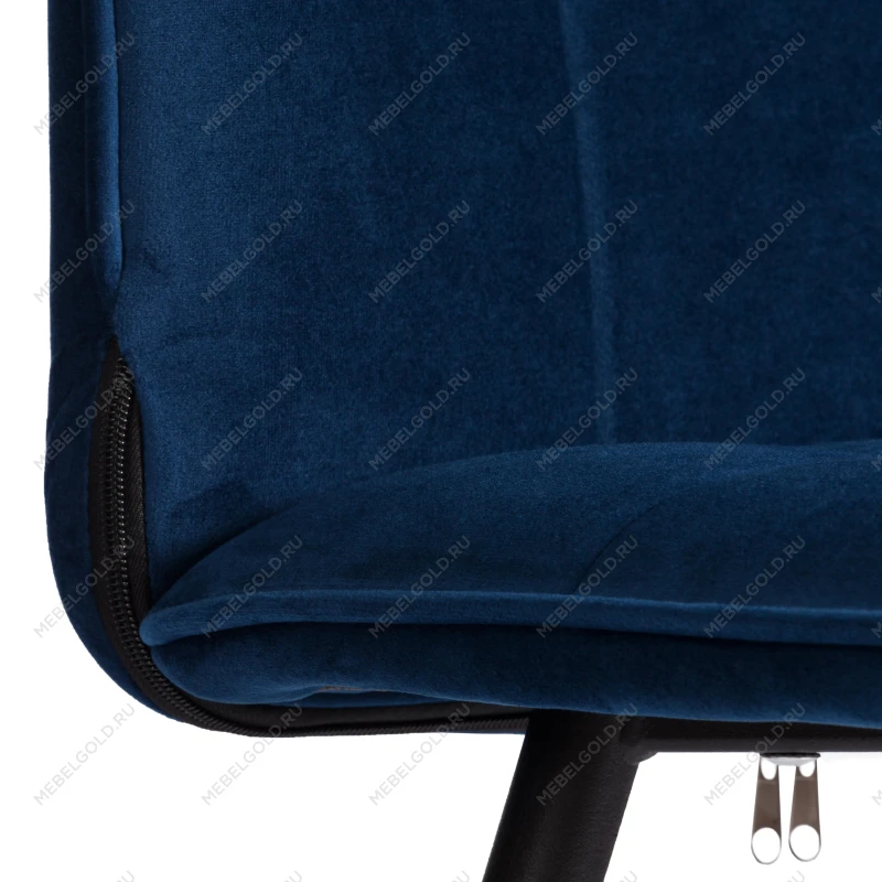 Стул обеденный Bari (2 шт. в упаковке), LT, велюр, Blue (синий), 41х55х89 см | изображение 7