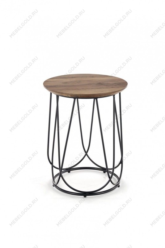 Стол журнальный Halmar NUBIRA-S (орех/черный) | изображение 1