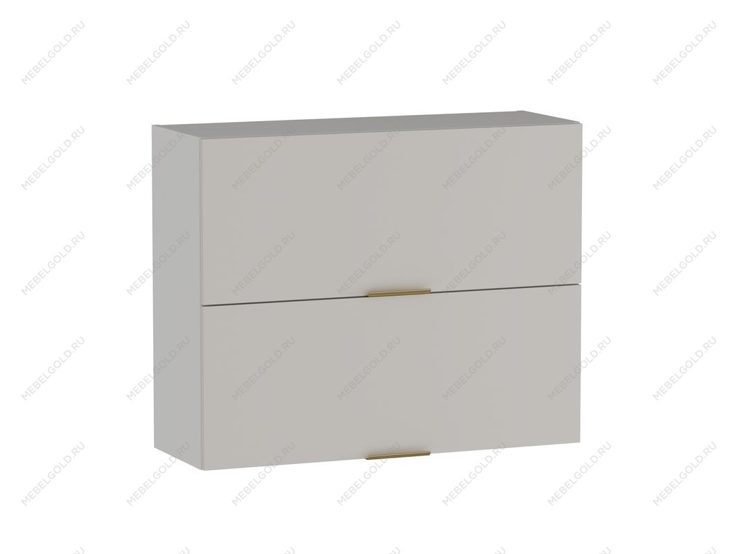 Шкаф ШГ-90Г, Монза (900*316*720) Экокожа Бежевый, 23158