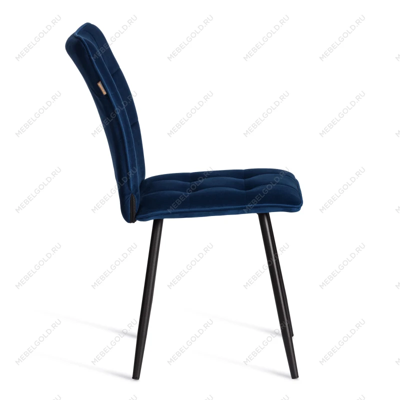 Стул обеденный Bari (2 шт. в упаковке), LT, велюр, Blue (синий), 41х55х89 см | изображение 1