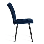 Стул обеденный Bari (2 шт. в упаковке), LT, велюр, Blue (синий), 41х55х89 см | изображение 1