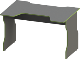 ВАРДИГ стол компьютерный ИКЕА / IKEA K1 120x82, антрацит/лайм