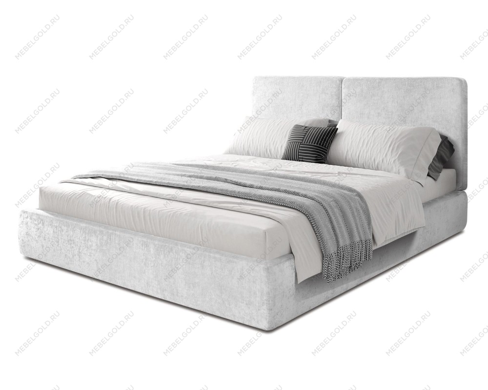 Кровать Natura 1.6 м, с подъемным механизмом Шенилл (Monblan) 502, НТКР-1[3]