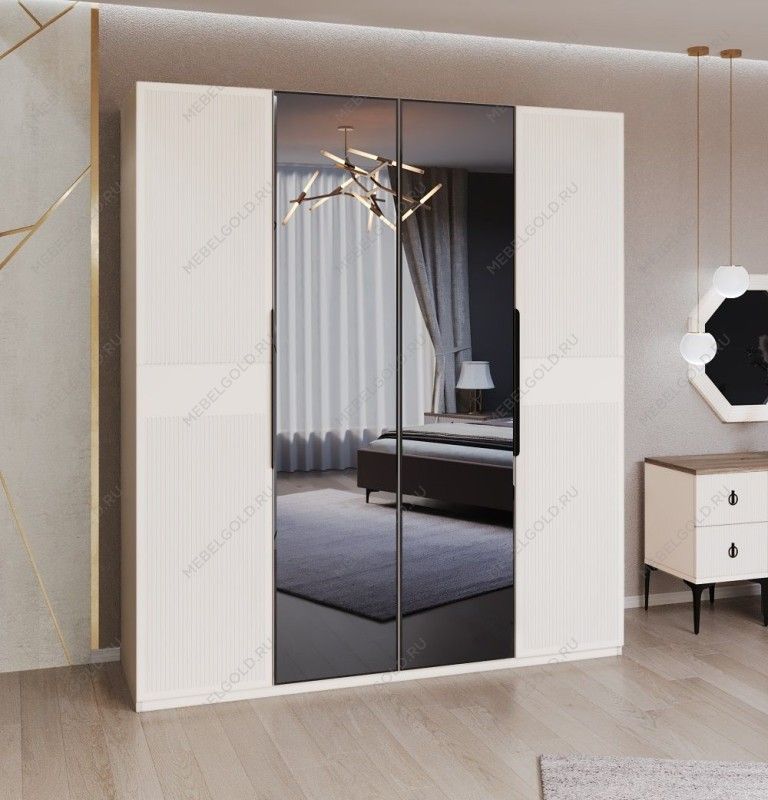 Шкаф Стелла 4-дверный белый | изображение 1