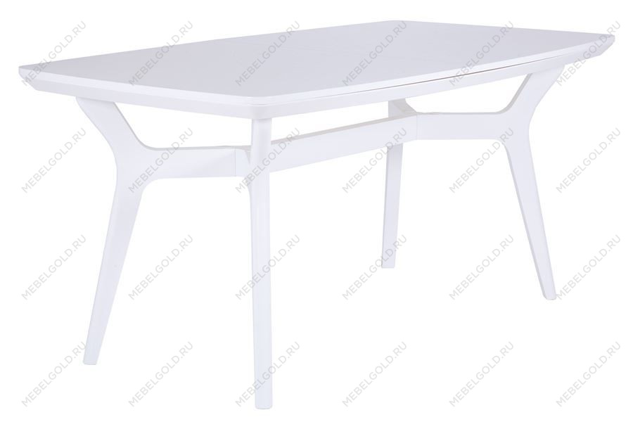 Стол Фиджи 1600(2100)х900, цвет белая эмаль | изображение 1