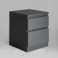 КАСТОР (KULLEN) тумба 2 ящика серая