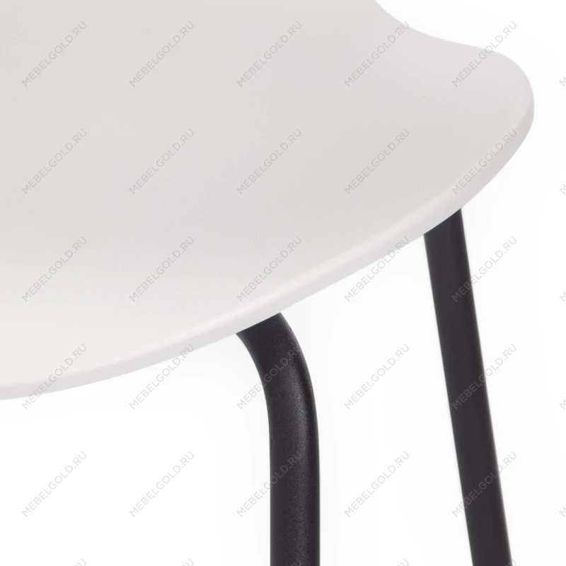 Стул Jacobsen (mod DC 102)/1 шт. в упаковке, пластик/металл, 50 х 46 х 82 см, белый 018/черный | изображение 6