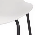 Стул Jacobsen (mod DC 102)/1 шт. в упаковке, пластик/металл, 50 х 46 х 82 см, белый 018/черный | изображение 6