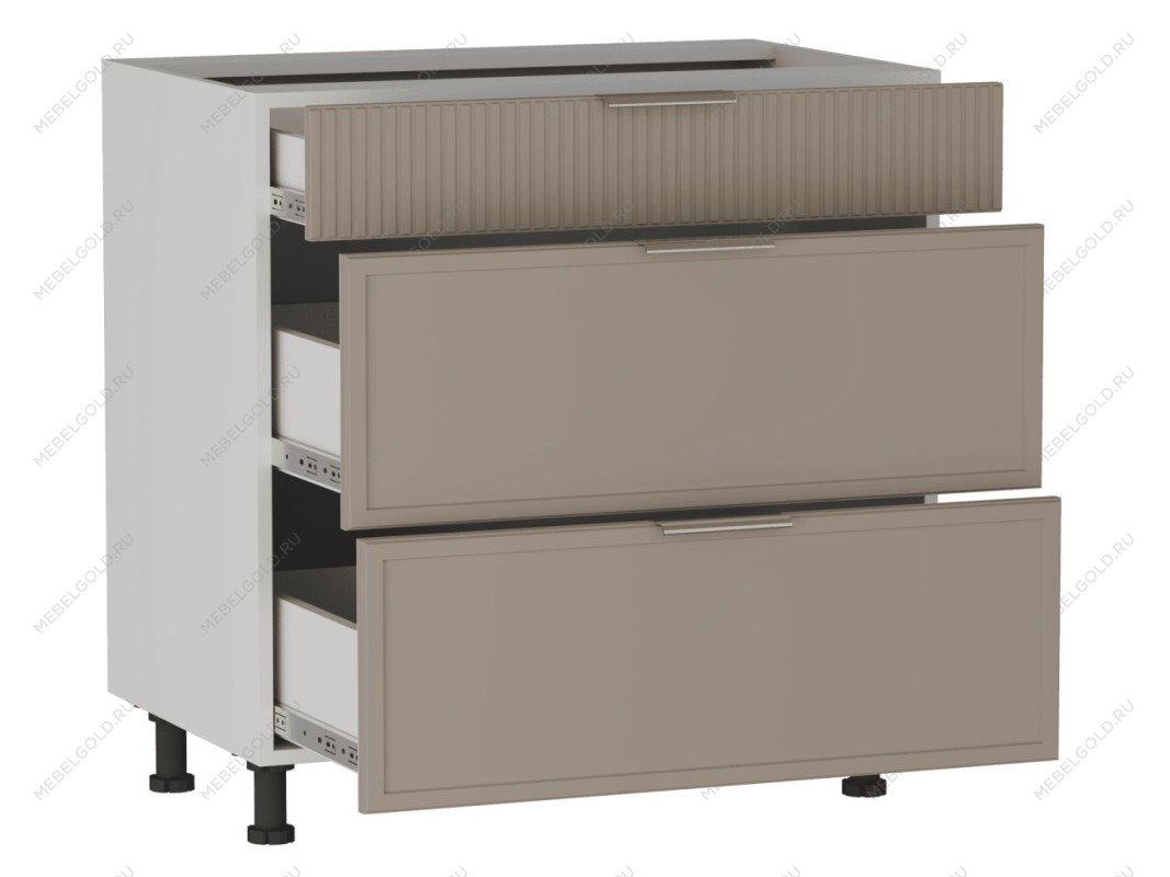 Стол с ящиками СЯ-80 (140/284), Берта (800*528*820) Мокко, 25125 | изображение 1