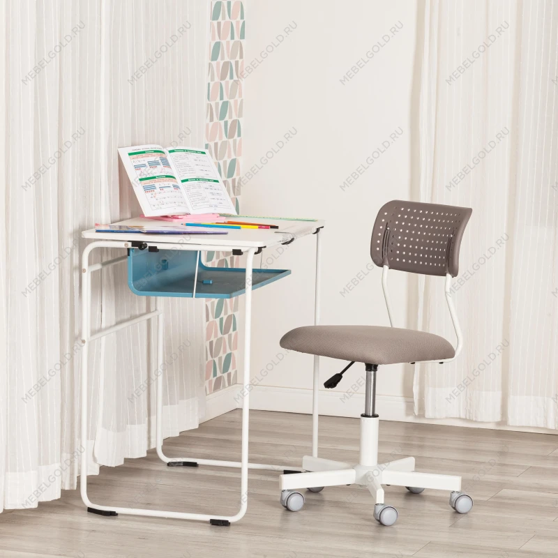 Компьютерное кресло Funny, ткань, серый | изображение 10