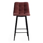 Стул полубарный CHILLY (mod. 7095пб) коралловый barkhat 15/черный | изображение 4