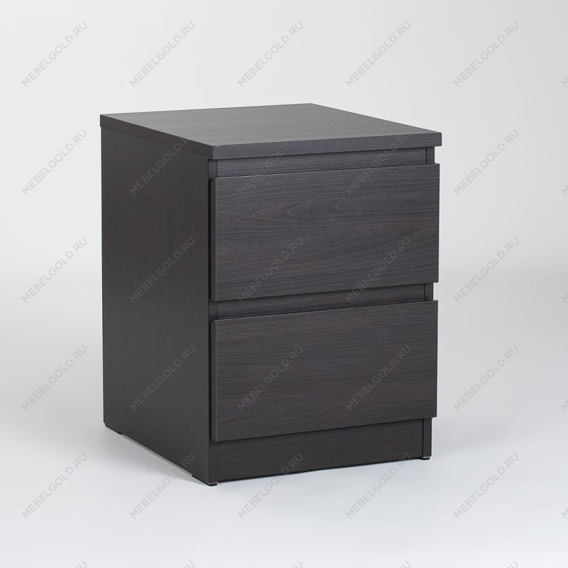 МАЛЬТА тумба ИКЕА / IKEA 2 ящика 40х54 Дуб Венге | изображение 1