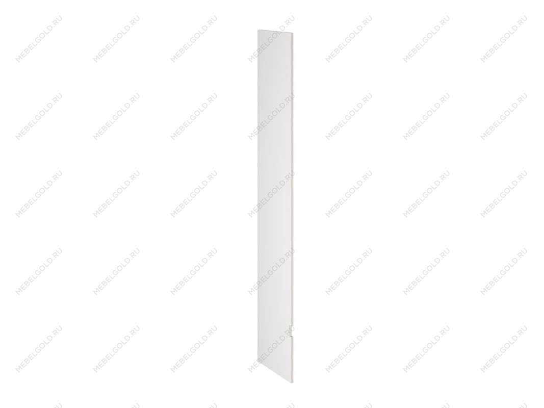 Бок замена шкафа-пенала 960 П-1 правый, Виста (16*570*2306) Экокожа Белый, 25669