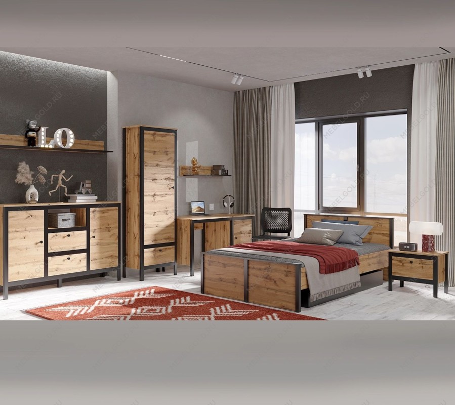 Кровать Лофт LOZ120х200 | изображение 9