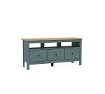 САГА тумба 3 ящика темно-бирюзовая/ясень | изображение 1