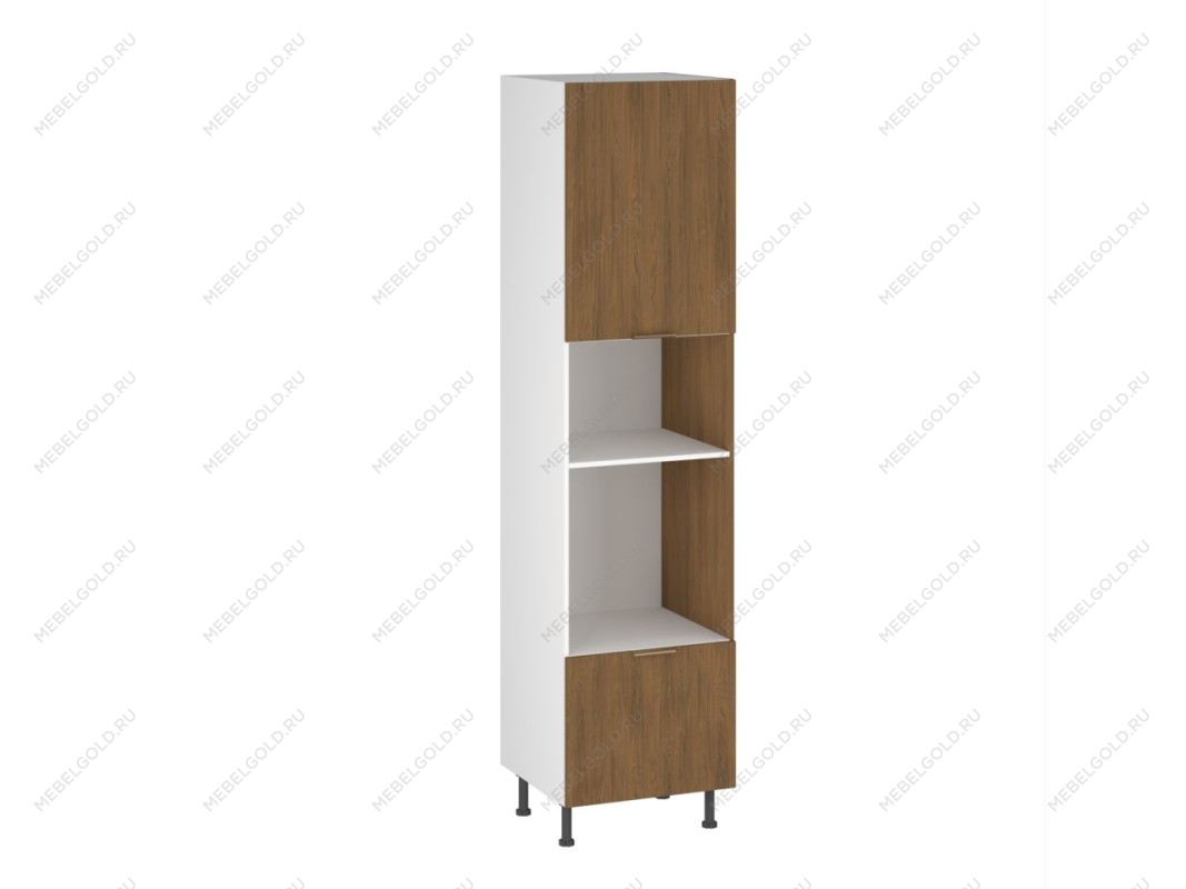 Шкаф-пенал 960 П-1 бок правый ЛДСП Каселла, Фьюжн (600*566*2456) Дуб Каселла коричневый, 27179