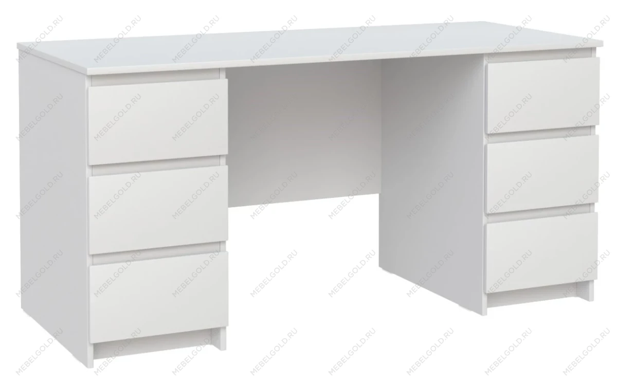 КАСТОР (KULLEN) стол письменный ИКЕА / IKEA 3 ящика 116х65 белый