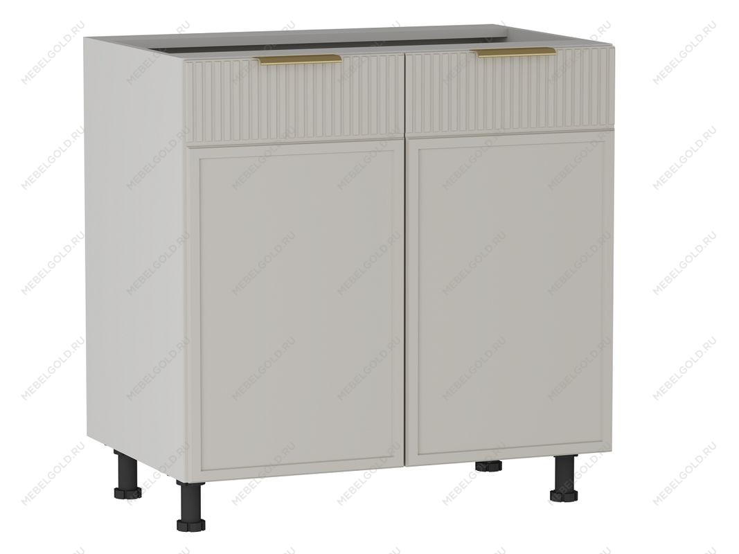 Стол 2-х дверный С-80, Берта (800*528*820) Светлый Мокко, 22916