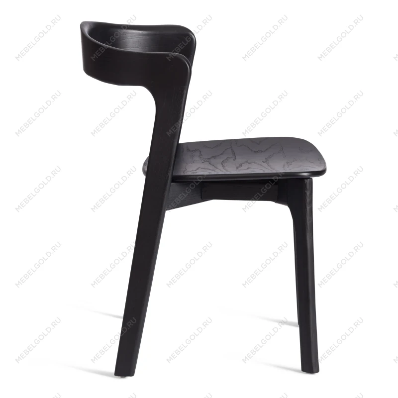 Стул ASGARD, дерево вяз, черный, 48х43х76 см | изображение 1