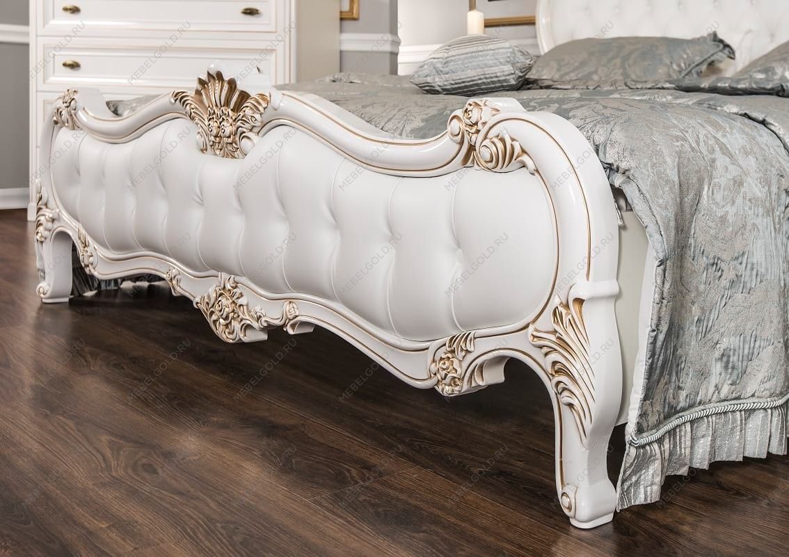 Кровать Натали 160х200 см белый глянец | изображение 5