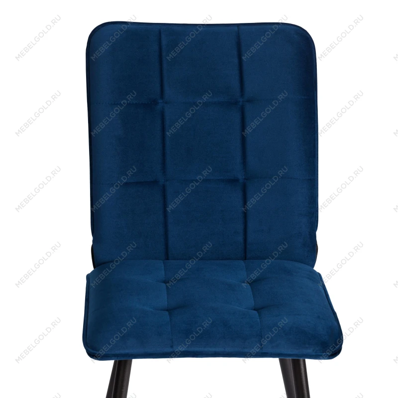 Стул обеденный Bari (2 шт. в упаковке), LT, велюр, Blue (синий), 41х55х89 см | изображение 5