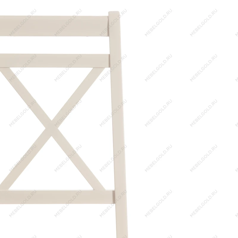 Стул Picasso ( PC-SC ), дерево гевея, 45х53х97см, ivory white (слоновая кость 2-5), ткань: клетка мелкая (S505-18) | изображение 5