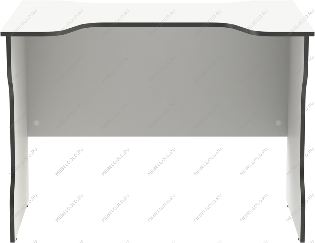 ВАРДИГ стол компьютерный ИКЕА / IKEA K2 100x82, белый/черный | изображение 1