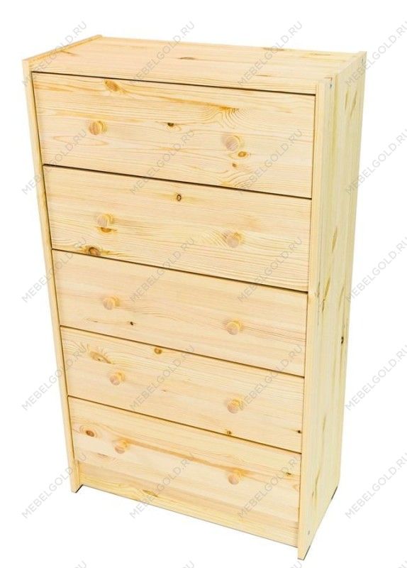 Комод Раст 5 ящиков (натуральный)