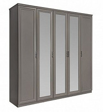 Шкаф Мишель Лайт 5-дверный серый камень