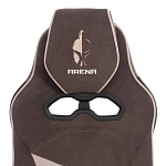 Кресло Arena metalBL, велюр, коричневый/бежевый, 6/7 | изображение 7