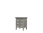 Тумба прикроватная 3 ящика Manhattan (Серый) | изображение 1
