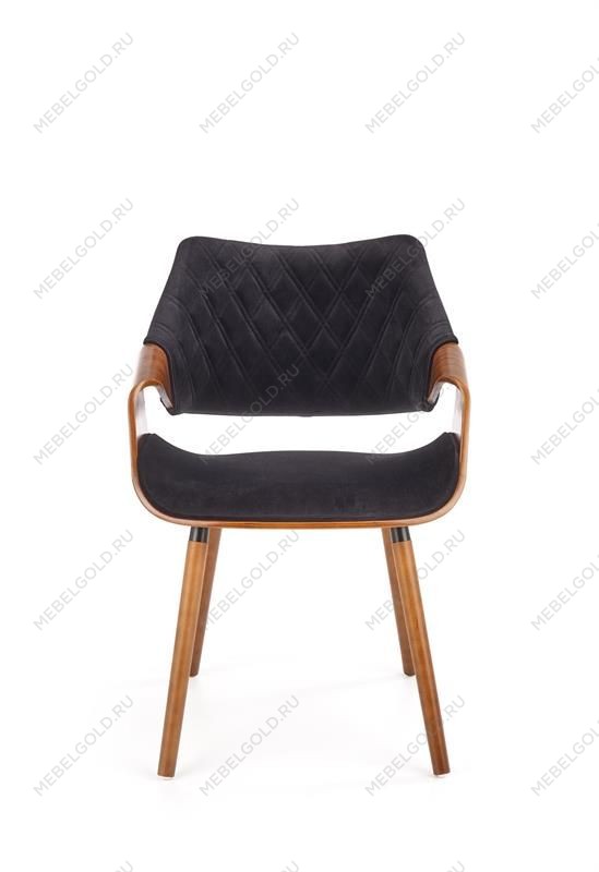 Стул кухонный Halmar K396 (черный/орех) | изображение 1