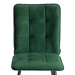 Стул обеденный Bari (2 шт. в упаковке), LT, велюр, Deep Forest (изумруд), 41х55х89 см | изображение 5