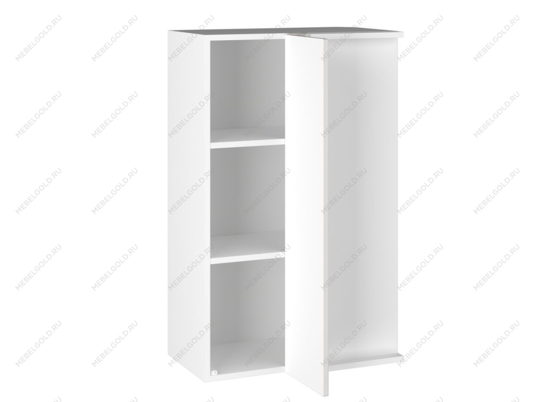 Шкаф 960 ШВП-60 левый, Виста (600*350*960) Экокожа Белый, 26318 | изображение 1