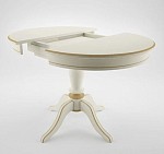 Стол Тейя (Эмаль 11/патина золото/шпон дуб) | изображение 2