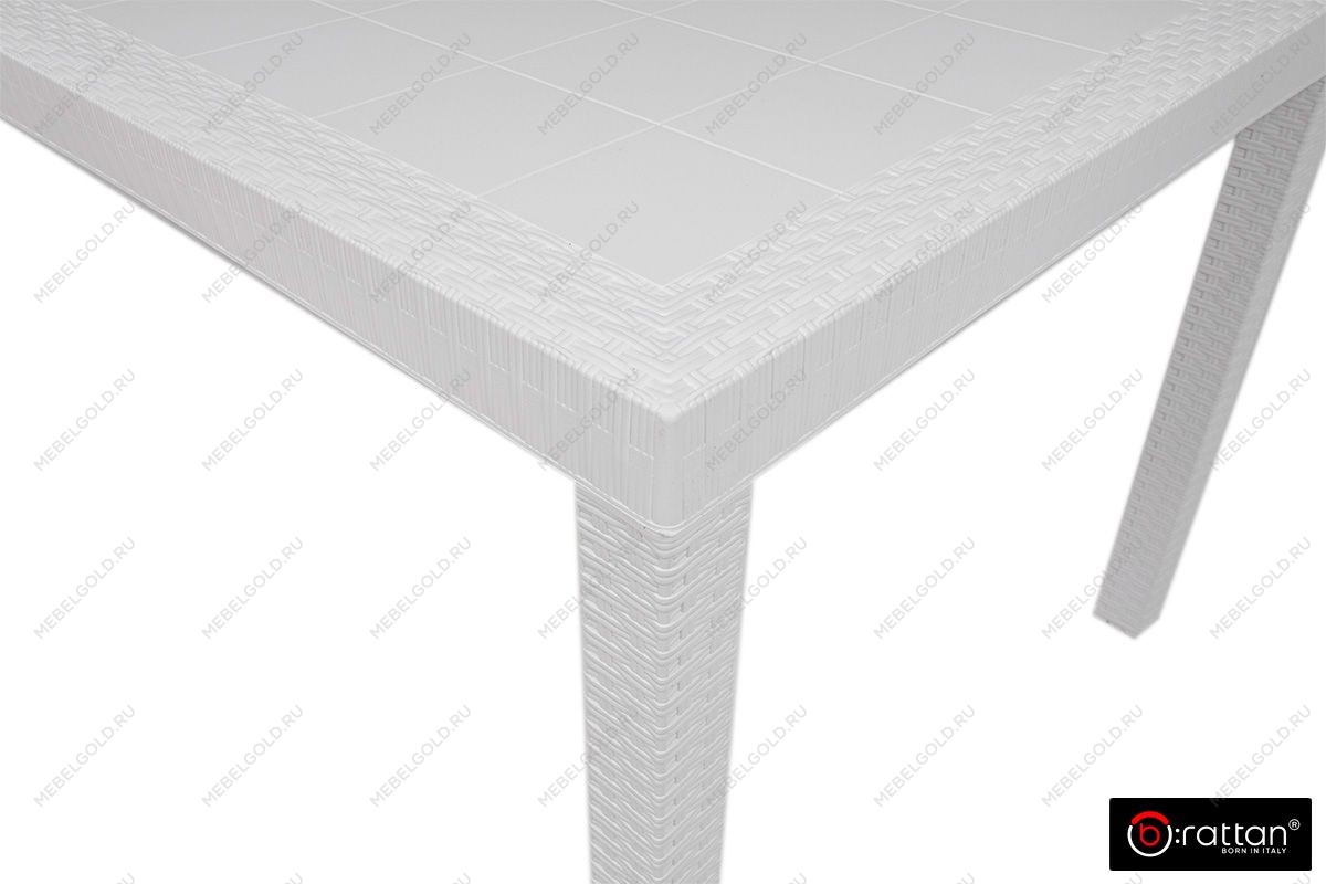 Стол B:rattan Houston 1500*900мм, белый | изображение 6