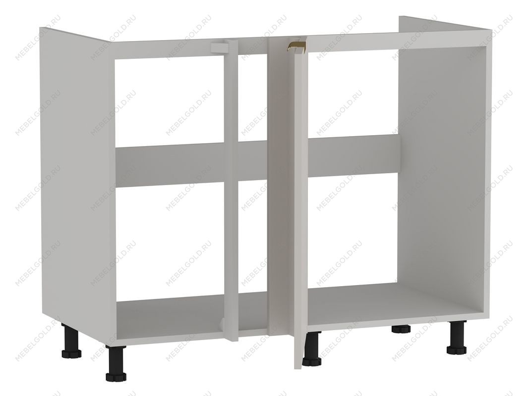 Стол под мойку угловой СМУ-110, Монза (1000*554*820) Экокожа Бежевый, 23114 | изображение 1