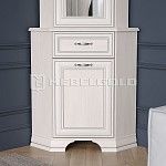 Тумба Тиффани 1D1SU угловая вудлайн кремовый | изображение 1