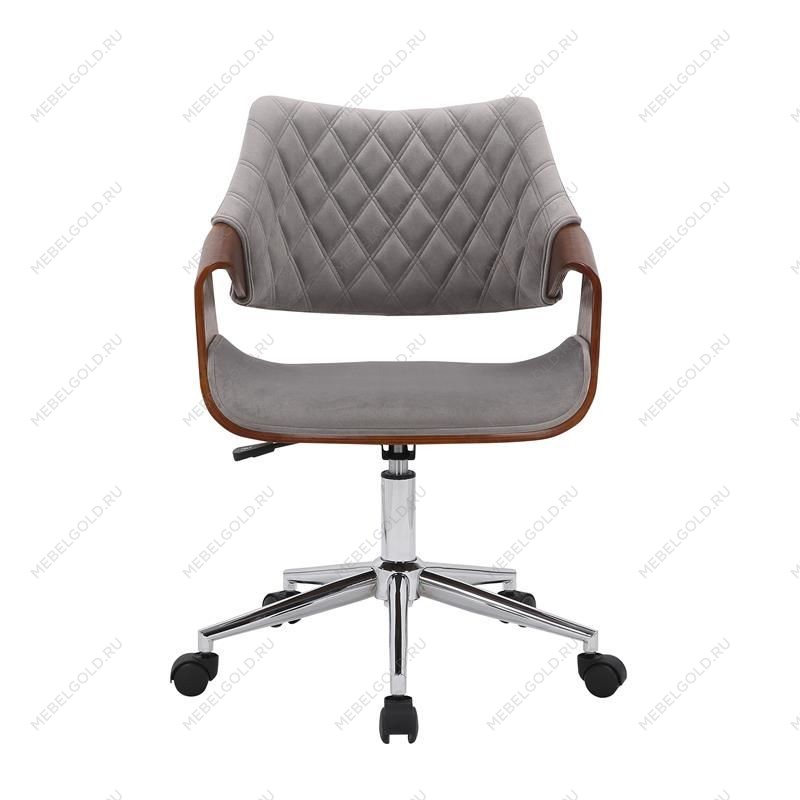 Кресло компьютерное Halmar COLT (ореховый/серый) | изображение 1