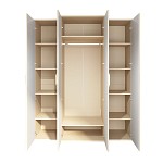 Шкаф Замира 4-дверный бежевый | изображение 1