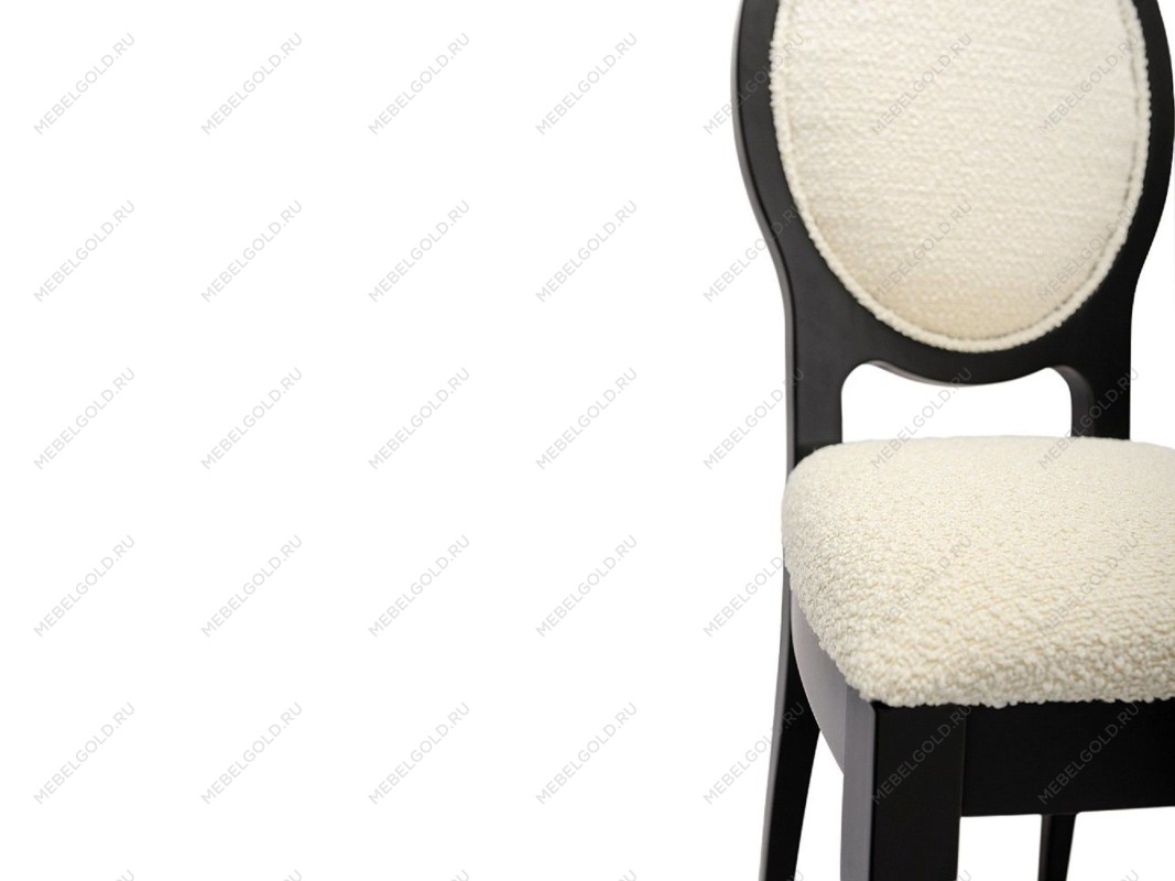 Стул CHELSEA мягкая спинка (Черный - Белый) | изображение 3