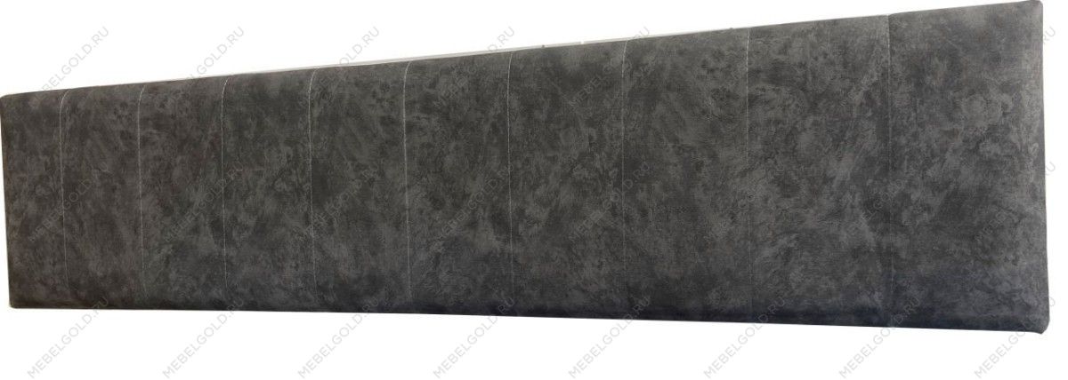 Мягкая вставка изголовья кровати Люкс 1800 (цельная), Денвер (1760*365*60) Серый, 933188 | изображение 1